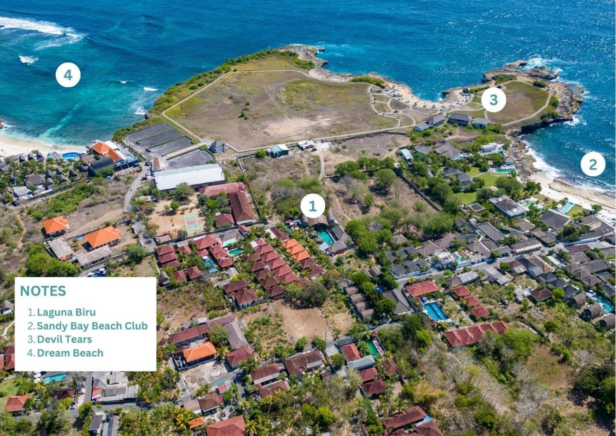 Laguna Biru Lembongan Esterno foto